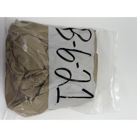 Michael Kors Womens Jacket Size Small Gold Zip Up Hooded Adjustable - Picture 10 of 10